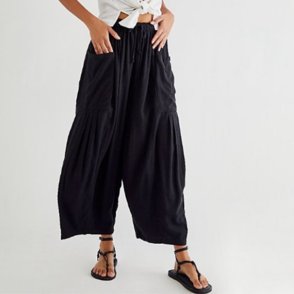 Free People Quinn Pants | Size L | Black